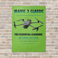 Thumbnail for DJI Mavic 3 Classic vertical canvas print - no frame - light green background