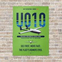 Thumbnail for Airbus U010 Aliaca Fixed-wing vertical canvas print - no frame - light green background