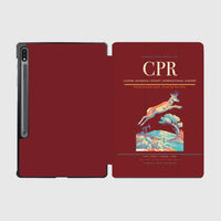 Thumbnail for Casper–Natrona County International Airport (CPR) design on dark red samsung tablet tablet case