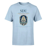 Thumbnail for Santos Dumont Airport (SDU) T-Shirt single-side front print in Light Blue | santos-dumont-airport-sdu-double-side-t-shirt