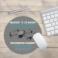 Thumbnail for DJI Mavic 3 Classic design on gray round mouse pad