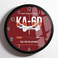 Thumbnail for KA-6D Intruder design on dark red framed wall clock