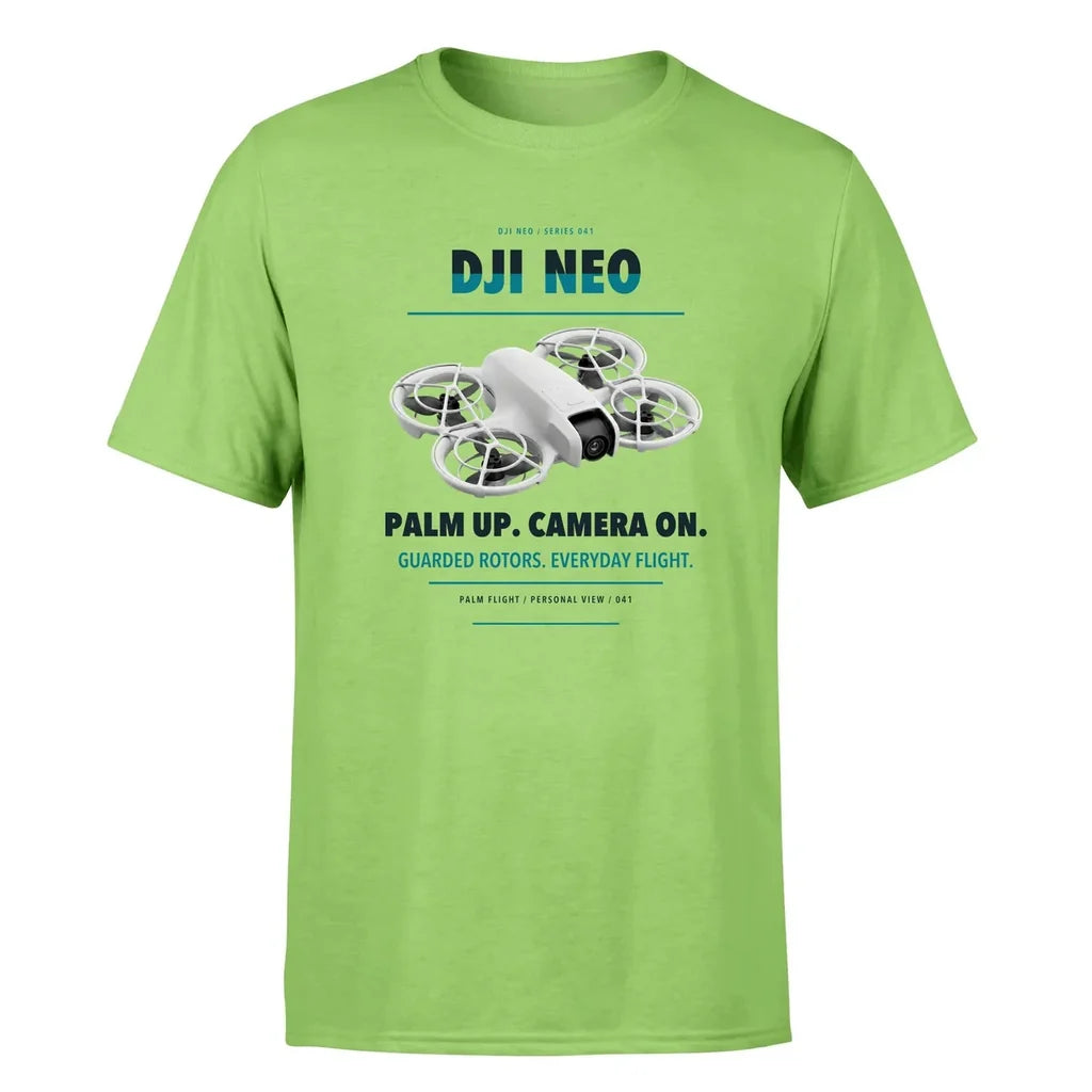 DJI Neo design on light green single side