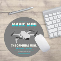 Thumbnail for DJI Mavic Mini design on gray round mouse pad