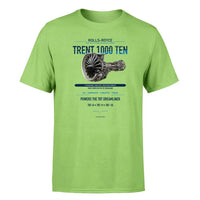Thumbnail for Trent 1000 TEN design on light green single side