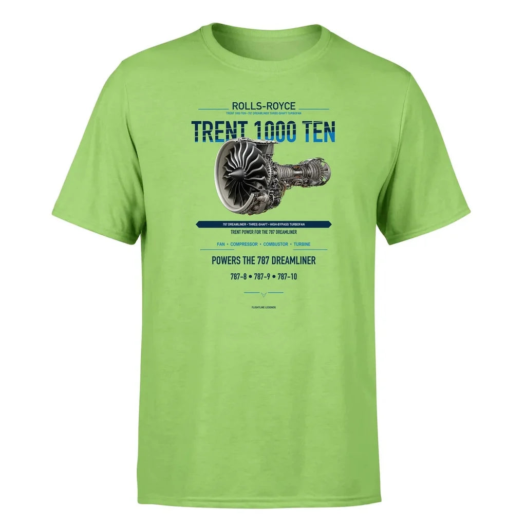 Trent 1000 TEN design on light green single side
