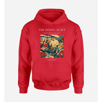 Thumbnail for VINTAGE G4217 - The Dining Aloft - Premium Hoodie design on red premium
