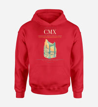 Thumbnail for Houghton County Memorial Airport (CMX) design on red hoodie single-side print