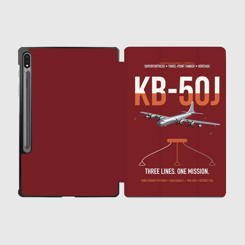 KB-50J Superfortress design on dark red samsung tablet tablet case