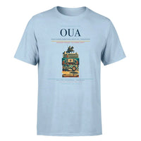 Thumbnail for Thomas Sankara International Airport (OUA) T-Shirt single-side front print in Light Blue | thomas-sankara-international-airport-oua-double-side-t-shirt