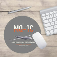 Thumbnail for MQ-1C Gray Eagle ER design on gray round mouse pad