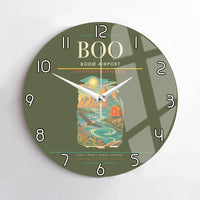 Thumbnail for Bod Airport BOO Wall-Clock No-Frame - Green Army