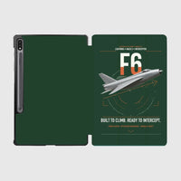 Thumbnail for English Electric Lightning F6 design on dark green samsung tablet tablet case