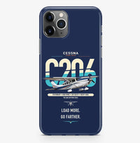 Thumbnail for Cessna 206 Stationair design on navy blue magsafe iphone case, for iPhone Pro Max