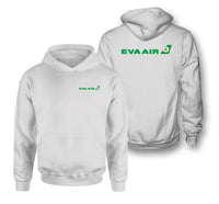 Thumbnail for EVA Air Airlines logo on white double side hoodie