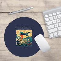 Thumbnail for VINTAGE G4348 - The High Pasture Doctor - Designed Mouse Pads design on navyblue round