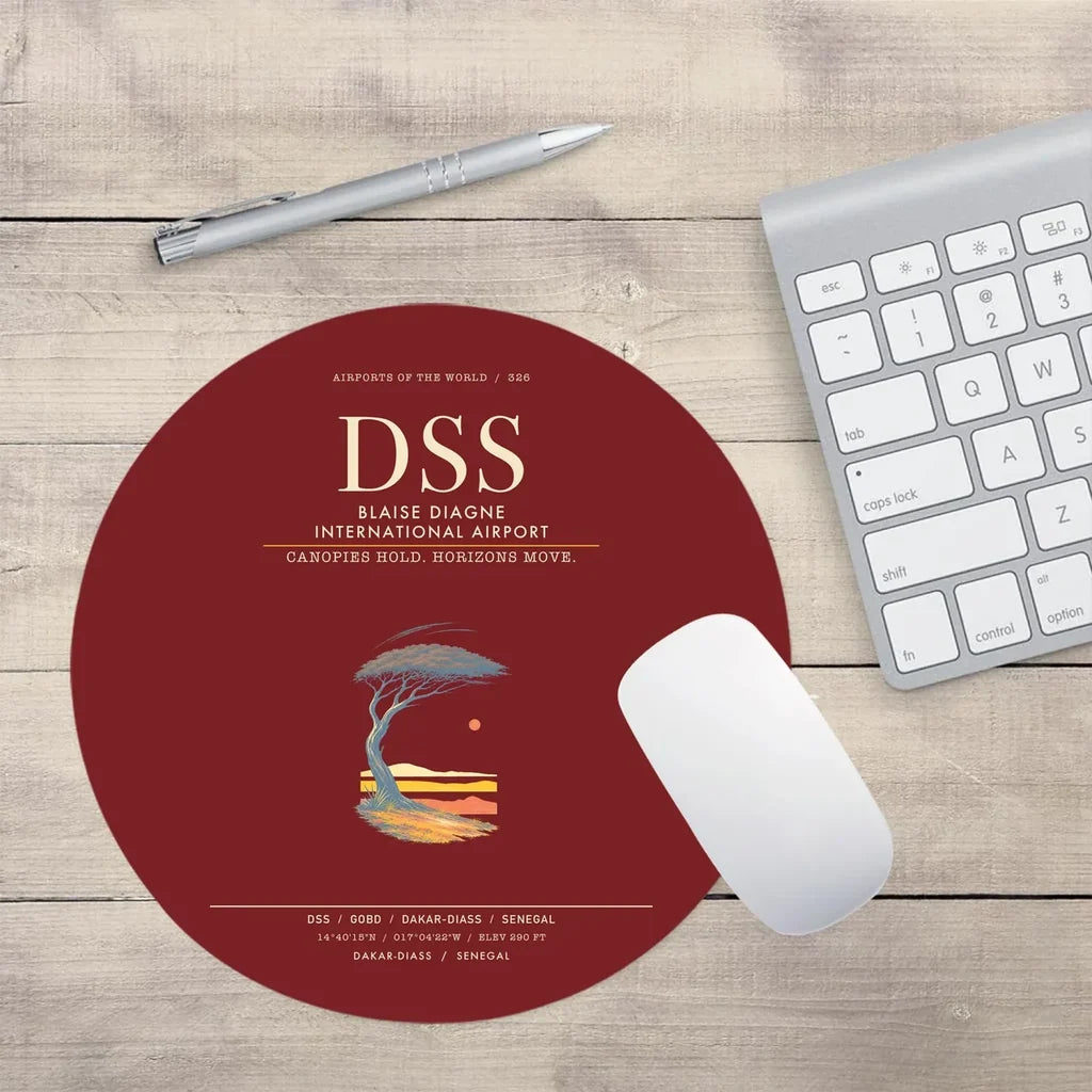 Blaise Diagne International Airport DSS  Dakar-Diass - Dark Red