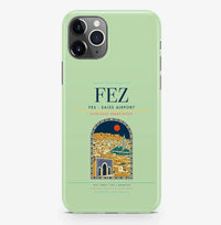 Thumbnail for Fez Airport (FEZ) design on light green iPhone 16 Pro MagSafe case