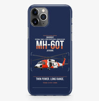 Thumbnail for Sikorsky MH-60T Jayhawk design on navy blue magsafe iphone case, for iPhone Pro Max