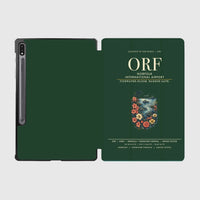 Thumbnail for Norfolk International Airport (ORF) design on dark green samsung tablet tablet case