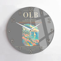 Thumbnail for Olbia Costa Smeralda Airport OLB Wall-Clock No-Frame - Gray