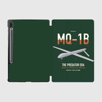 Thumbnail for MQ-1B Predator design on dark green samsung tablet tablet case