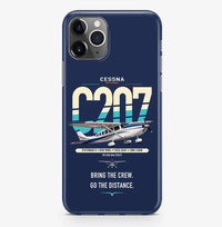 Thumbnail for Cessna T207A Stationair 8 design on navy blue magsafe iphone case, for iPhone Pro Max