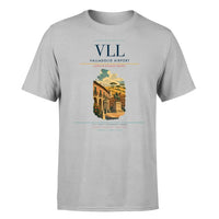 Thumbnail for Valladolid Airport (VLL) T-Shirt single-side front print in Light Gray | valladolid-airport-vll-double-side-t-shirt