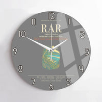 Thumbnail for Rarotonga International Airport RAR Wall-Clock No-Frame - Gray