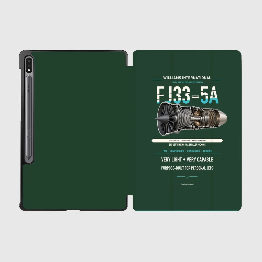 FJ33-5A design on dark green samsung tablet tablet case