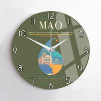 Thumbnail for Manaus - Eduardo Gomes International Airport MAO Wall-Clock No-Frame - Green Army