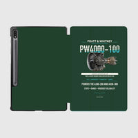 Thumbnail for PW4000-100 design on dark green samsung tablet tablet case