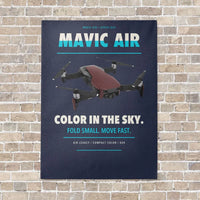 Thumbnail for DJI Mavic Air vertical canvas print - no frame - navy blue background