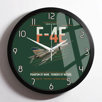 Thumbnail for F-4E Phantom II design on dark green framed wall clock