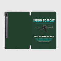Thumbnail for Inspired Flight IF800 Tomcat design on dark green samsung tablet tablet case