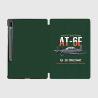 Thumbnail for AT-6E Wolverine Light Attack design on dark green samsung tablet tablet case