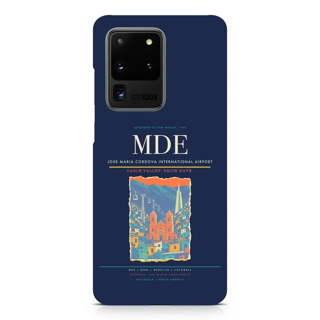 Jose Maria Cordova International Airport MDE Samsung Case - Navy Blue