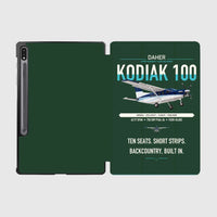 Thumbnail for Daher Kodiak 100 Series III design on dark green samsung tablet tablet case
