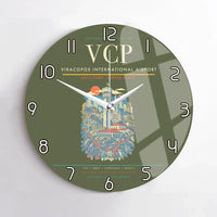 Thumbnail for Viracopos International Airport VCP Wall-Clock No-Frame - Green Army