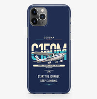 Thumbnail for Cessna 150M design on navy blue magsafe iphone case, for iPhone Pro Max