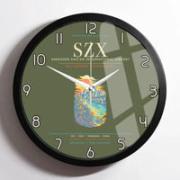 Thumbnail for Shenzhen Bao'an International Airport SZX Wall-Clock Framed - Green Army