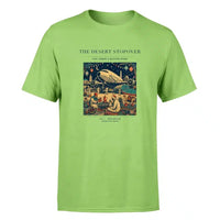 Thumbnail for VINTAGE G4090 - The Desert Stopover - Premium T-Shirt design on lightgreen premium t shirt