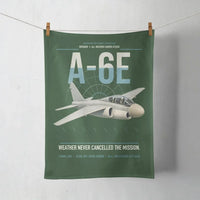Thumbnail for A-6E Intruder design on dark green towel