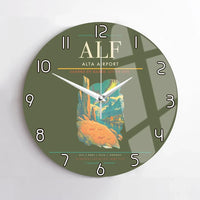 Thumbnail for Alta Airport ALF Wall-Clock No-Frame - Green Army