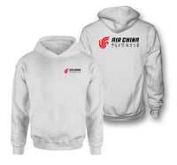 Thumbnail for Air China Airlines logo on white double side hoodie