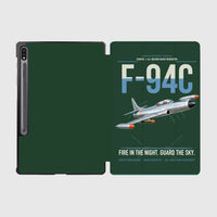 Thumbnail for F-94C Starfire design on dark green samsung tablet tablet case