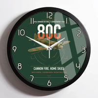 Thumbnail for IAR 80C design on dark green framed wall clock