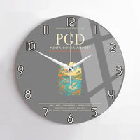 Thumbnail for Punta Gorda Airport PGD Wall-Clock No-Frame - Gray