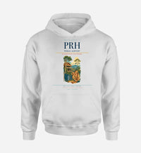 Thumbnail for Phrae Airport (PRH) design on white hoodie single-side print