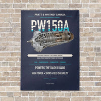 Thumbnail for PW150A vertical canvas print - no frame - navy blue background